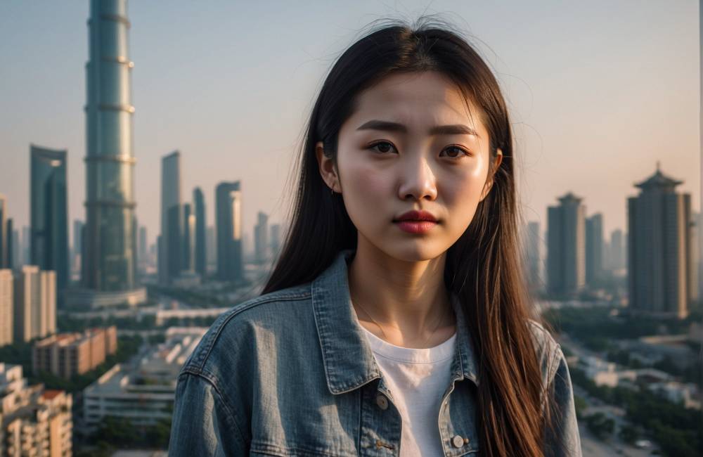 femme chinoise, 20 ans, génération Z