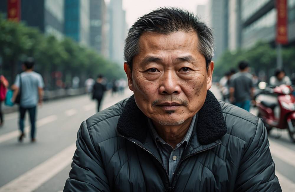 homme chinois, 50 ans, génération X